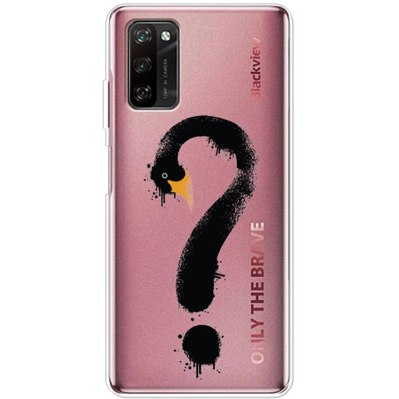 Прозрачный чехол BoxFace Blackview A100 Swan question