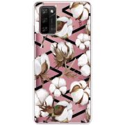 Прозрачный чехол BoxFace Blackview A100 Cotton flowers