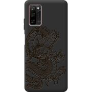 Черный чехол BoxFace Blackview A100 Chinese Dragon