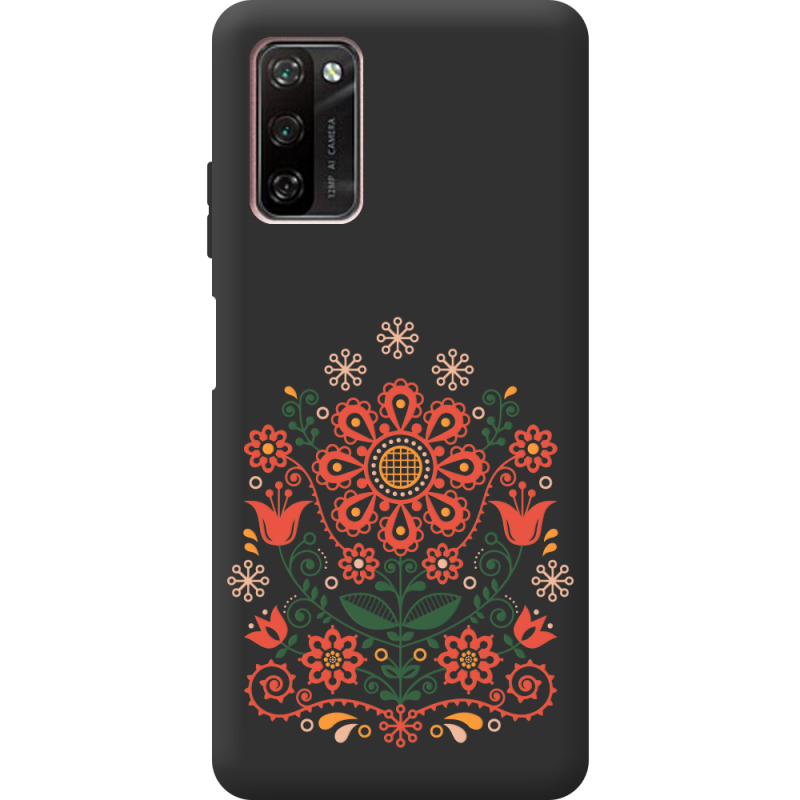 Черный чехол BoxFace Blackview A100 Ukrainian Ornament