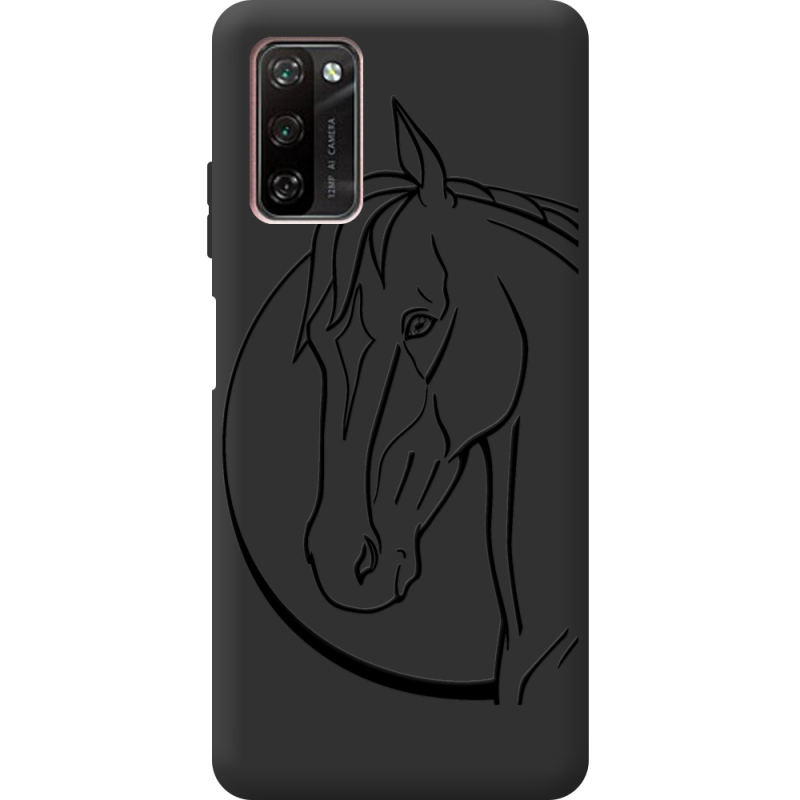 Черный чехол BoxFace Blackview A100 Horse