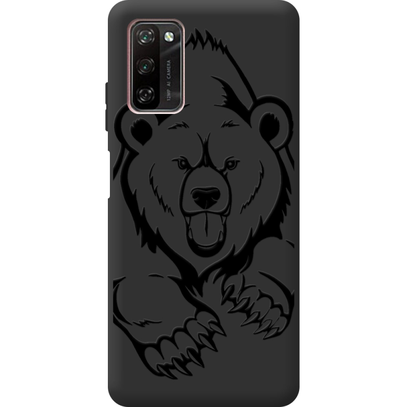 Черный чехол BoxFace Blackview A100 Grizzly Bear