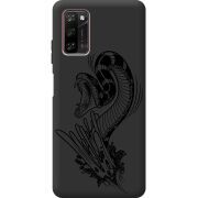 Черный чехол BoxFace Blackview A100 Snake