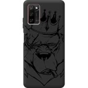 Черный чехол BoxFace Blackview A100 Bear King