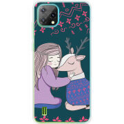 Чехол BoxFace Blackview A55 Girl and deer