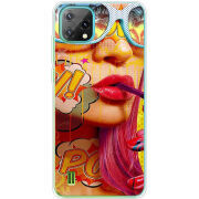 Чехол BoxFace Blackview A55 Yellow Girl Pop Art