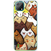 Чехол BoxFace Blackview A55 Sleepy Cats