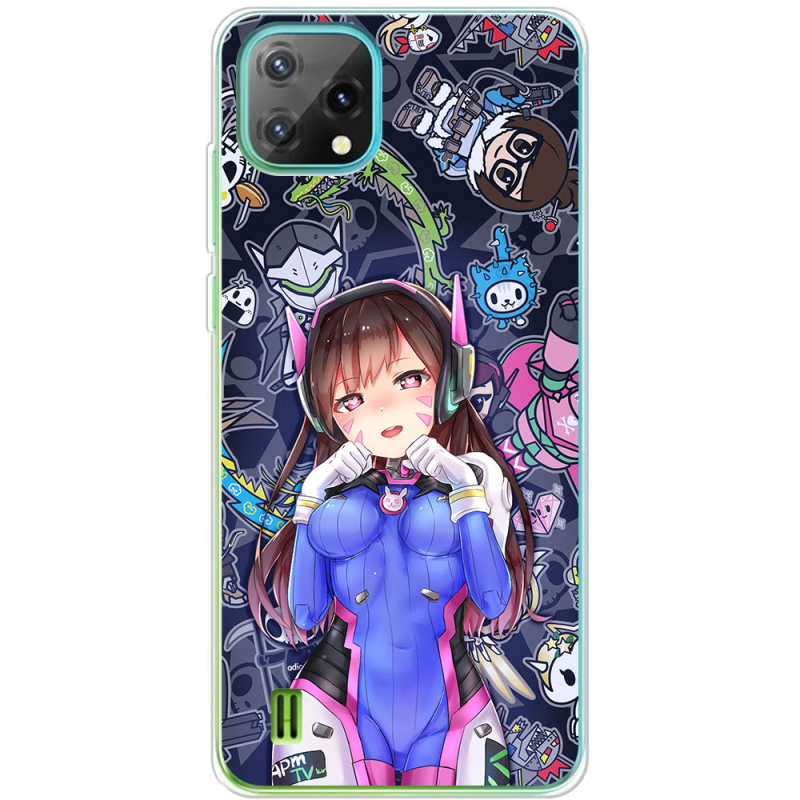 Чехол BoxFace Blackview A55 Overwatch D.VA