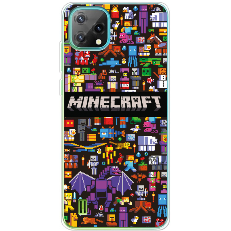 Чехол BoxFace Blackview A55 Minecraft Mobbery