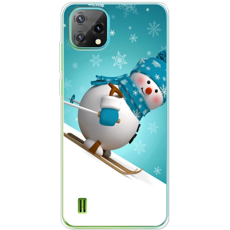 Чехол BoxFace Blackview A55 Skier Snowman