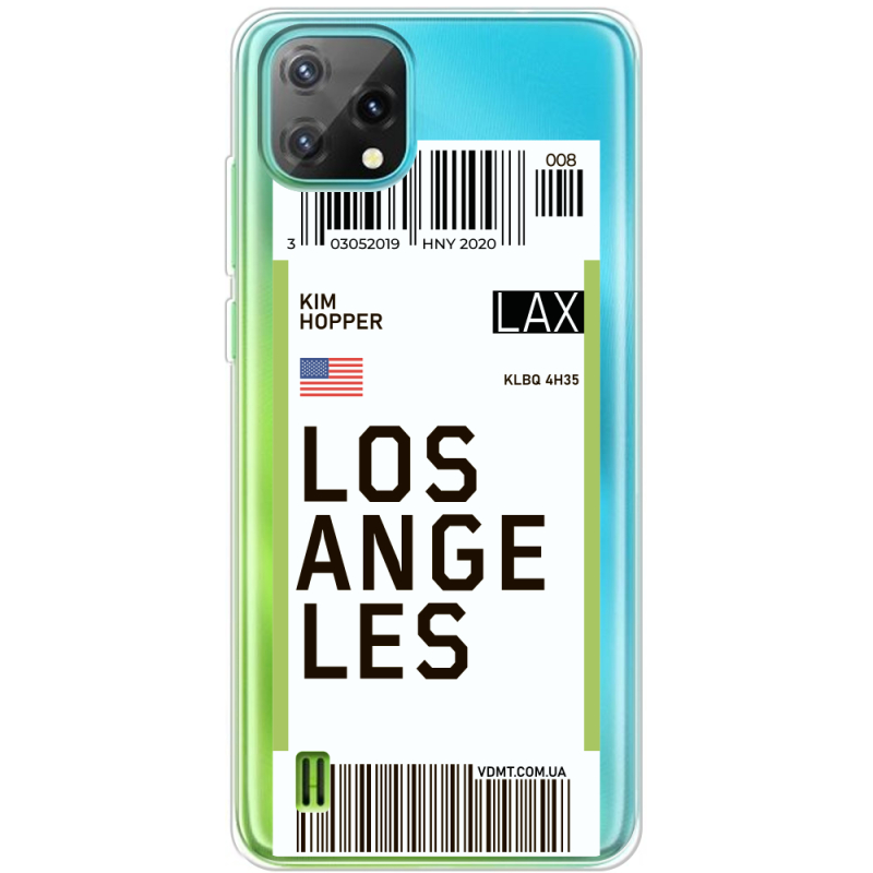 Прозрачный чехол BoxFace Blackview A55 Ticket Los Angeles