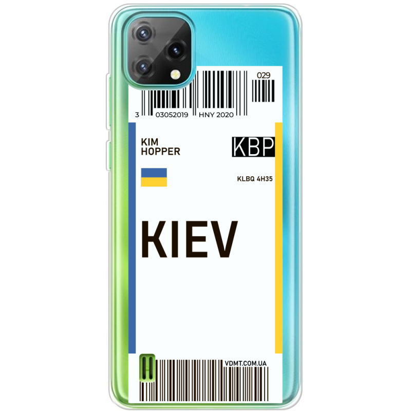 Прозрачный чехол BoxFace Blackview A55 Ticket Kiev