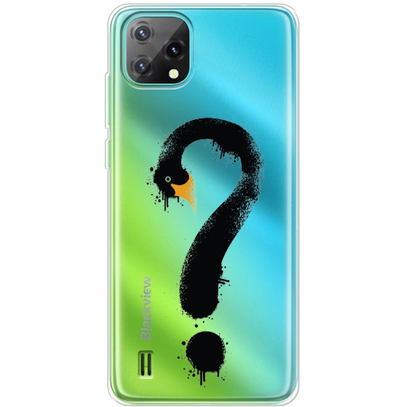 Прозрачный чехол BoxFace Blackview A55 Swan question