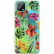 Прозрачный чехол BoxFace Blackview A55 Tropical Flowers