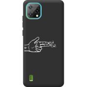 Черный чехол BoxFace Blackview A55 Pew Pew