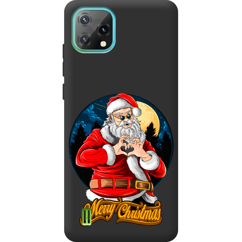 Черный чехол BoxFace Blackview A55 Cool Santa