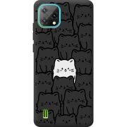 Черный чехол BoxFace Blackview A55 