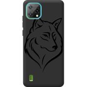 Черный чехол BoxFace Blackview A55 Wolf