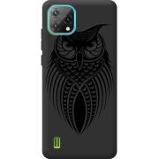 Черный чехол BoxFace Blackview A55 Owl