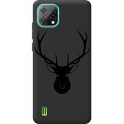 Черный чехол BoxFace Blackview A55 Deer