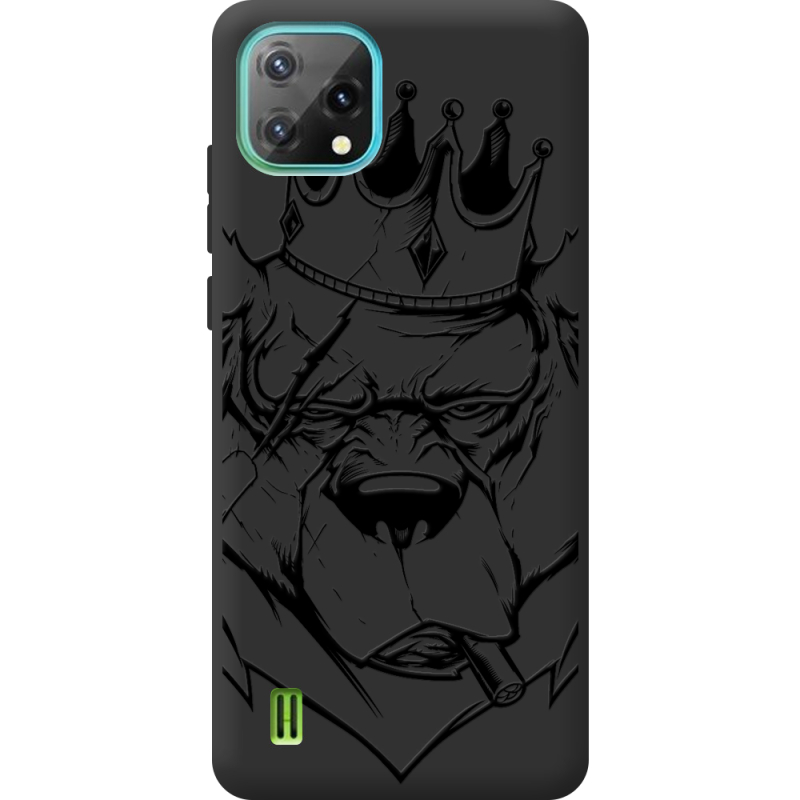 Черный чехол BoxFace Blackview A55 Bear King