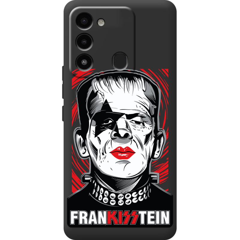 Черный чехол BoxFace Tecno Spark 8C Frankisstein