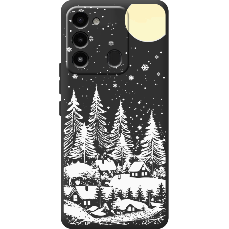 Черный чехол BoxFace Tecno Spark 8C 