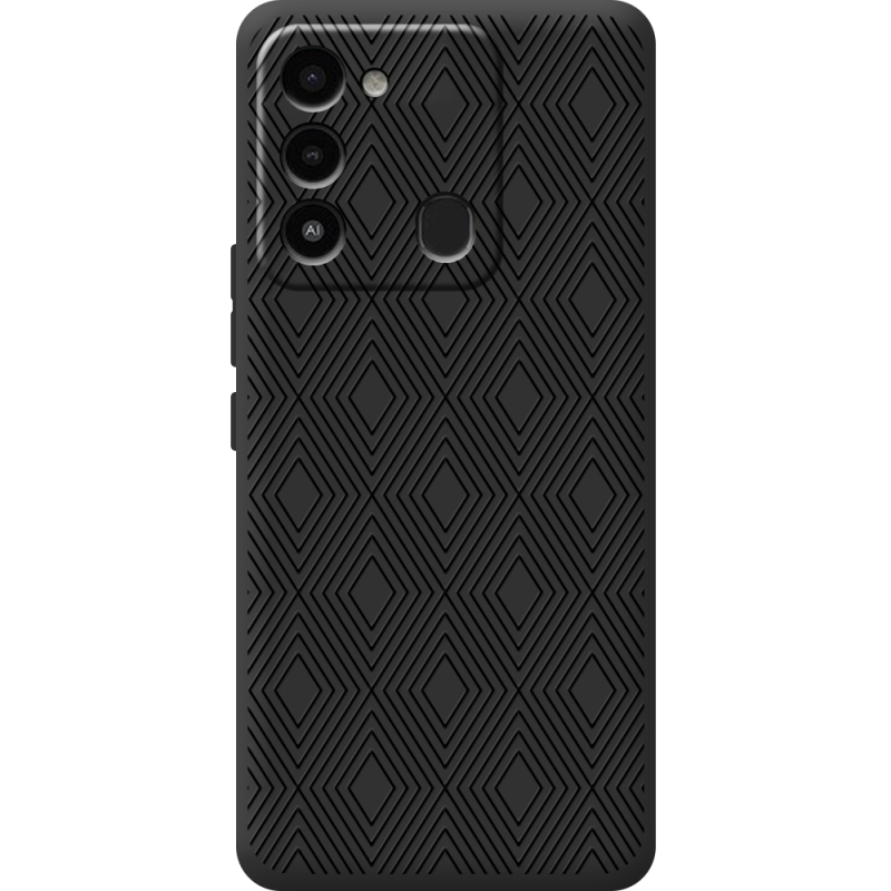 Черный чехол BoxFace Tecno Spark 8C 