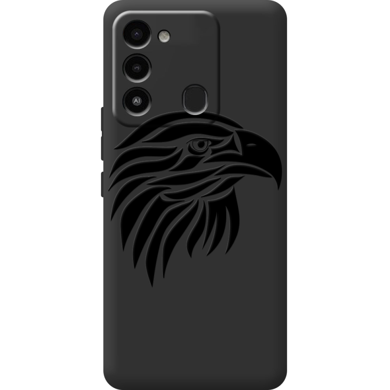 Черный чехол BoxFace Tecno Spark 8C Eagle