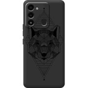 Черный чехол BoxFace Tecno Spark 8C 