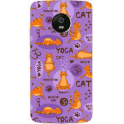 Чехол Uprint Motorola Moto G5 XT1676 Yoga Cat