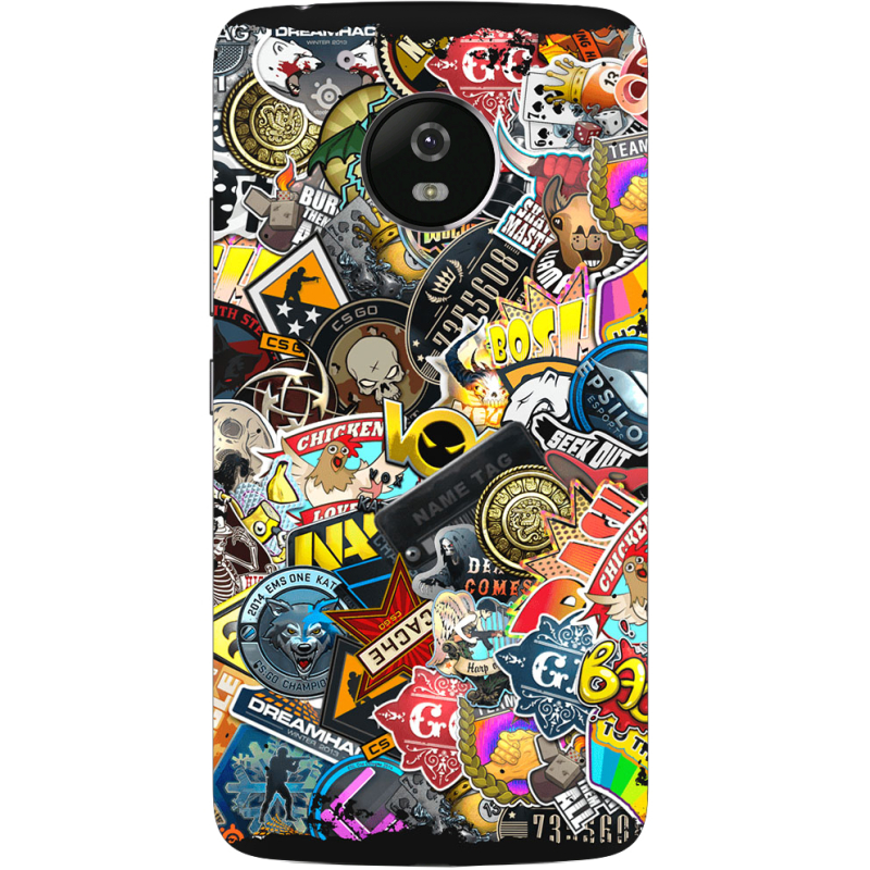 Чехол Uprint Motorola Moto G5 XT1676 CS:Go Stickerbombing