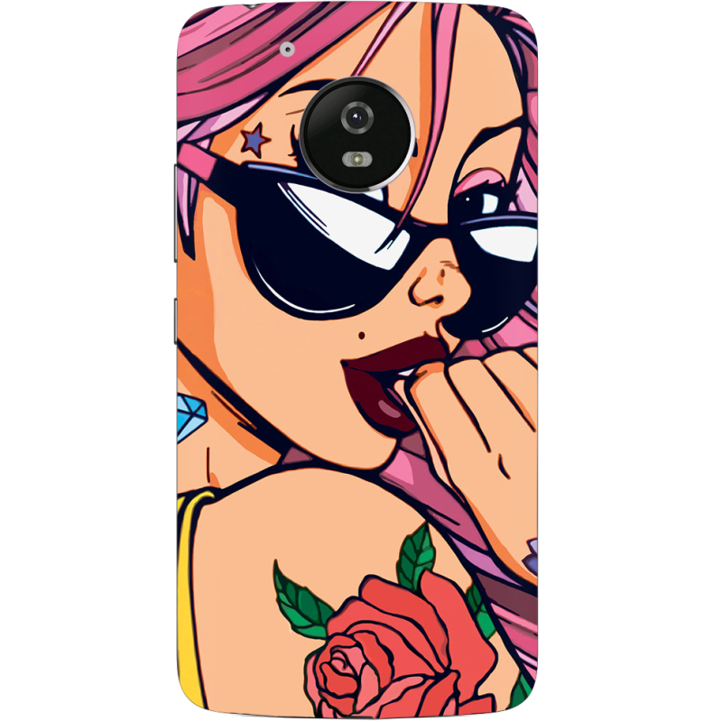 Чехол Uprint Motorola Moto G5 XT1676 Pink Girl