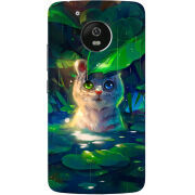 Чехол Uprint Motorola Moto G5 XT1676 White Tiger Cub