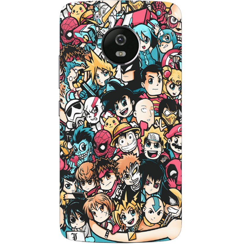 Чехол Uprint Motorola Moto G5 XT1676 Anime Stickers