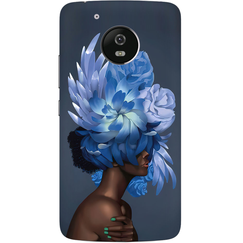 Чехол Uprint Motorola Moto G5 XT1676 Exquisite Blue Flowers
