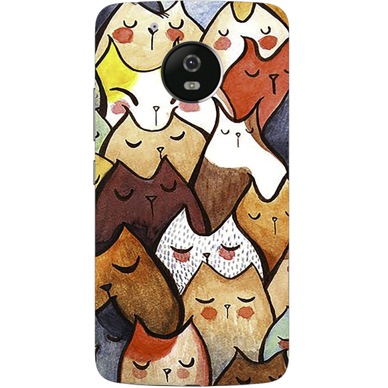 Чехол Uprint Motorola Moto G5 XT1676 Sleepy Cats