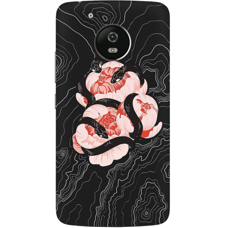 Чехол Uprint Motorola Moto G5 XT1676 Snake Rose