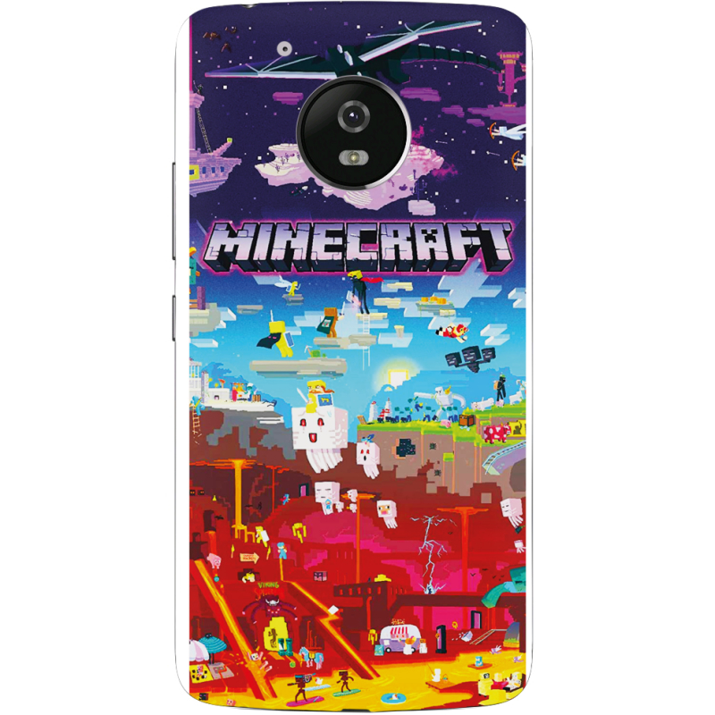 Чехол Uprint Motorola Moto G5 XT1676 Minecraft World Beyond