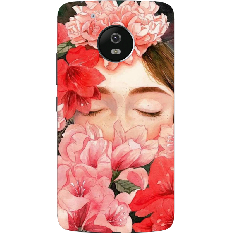 Чехол Uprint Motorola Moto G5 XT1676 Girl in Flowers