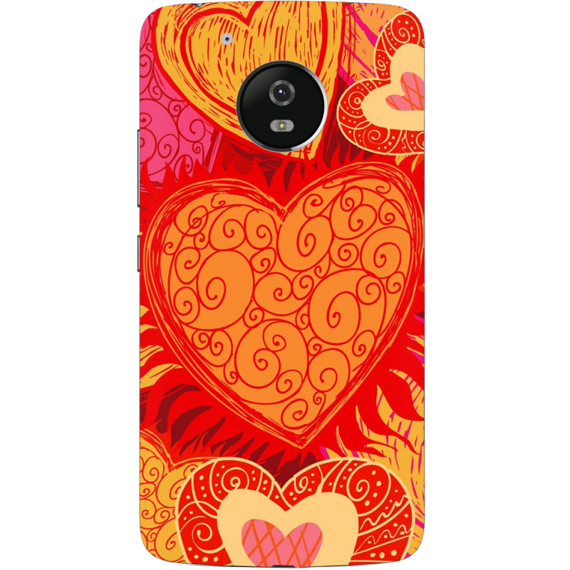 Чехол Uprint Motorola Moto G5 XT1676 Warm Hearts