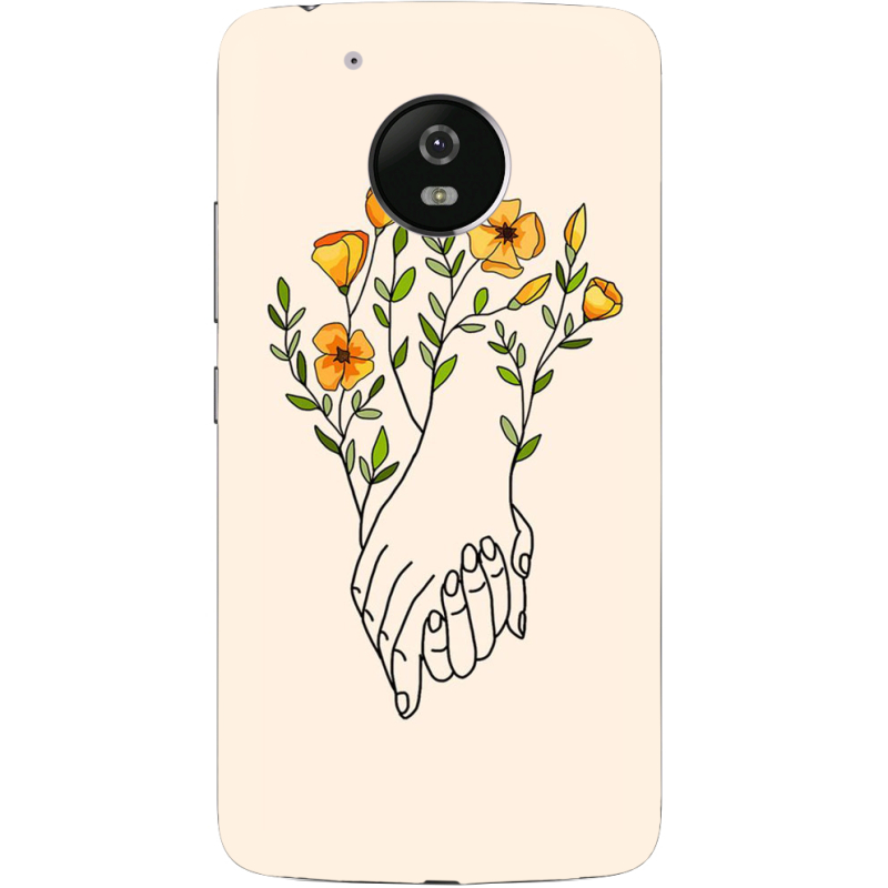 Чехол Uprint Motorola Moto G5 XT1676 Flower Hands