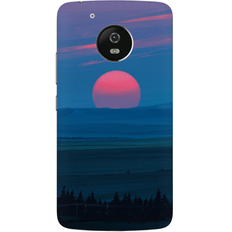 Чехол Uprint Motorola Moto G5 XT1676 Cold Red Light