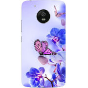 Чехол Uprint Motorola Moto G5 XT1676 Orchids and Butterflies