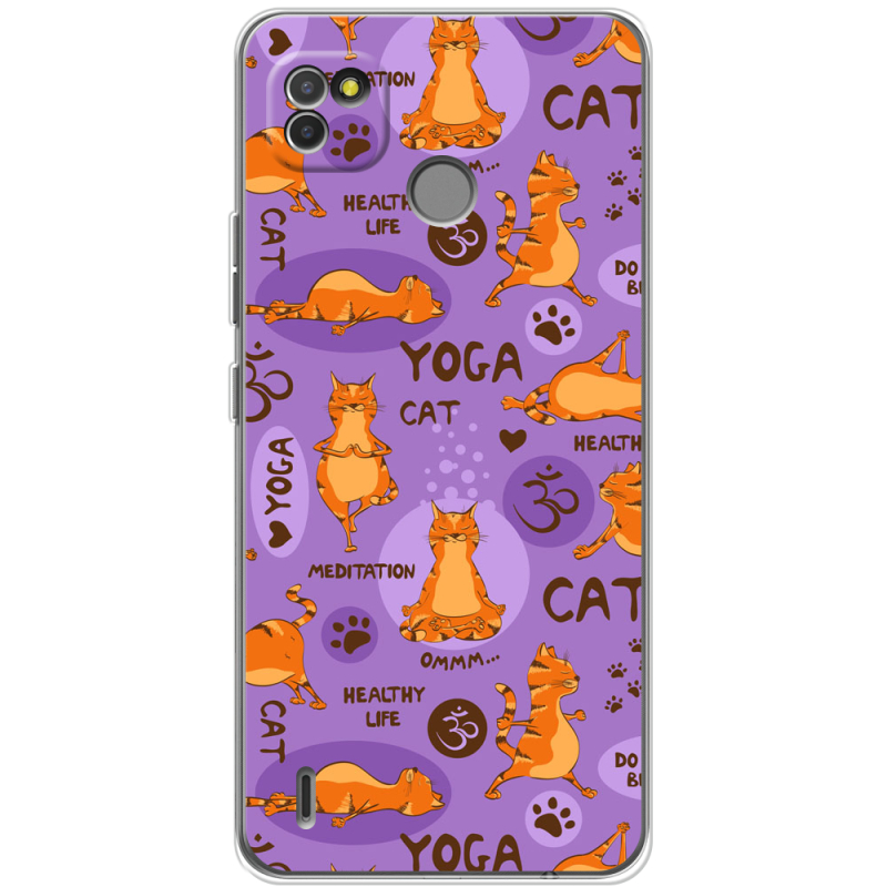 Чехол BoxFace Tecno POP 4 LTE Yoga Cat