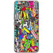 Чехол BoxFace Tecno POP 4 LTE Multicolored Inscriptions