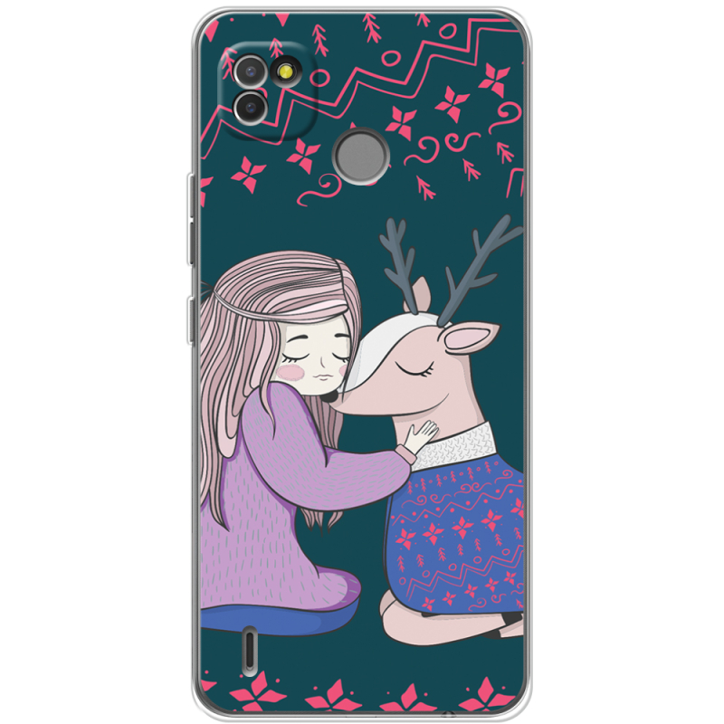 Чехол BoxFace Tecno POP 4 LTE Girl and deer