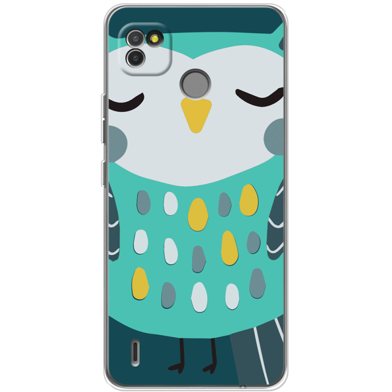 Чехол BoxFace Tecno POP 4 LTE Green Owl