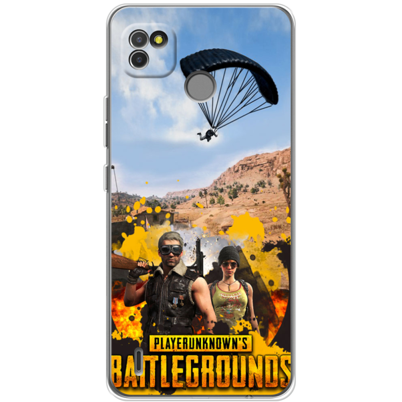 Чехол BoxFace Tecno POP 4 LTE Pubg parachute