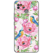 Чехол BoxFace Tecno POP 4 LTE Birds and Flowers